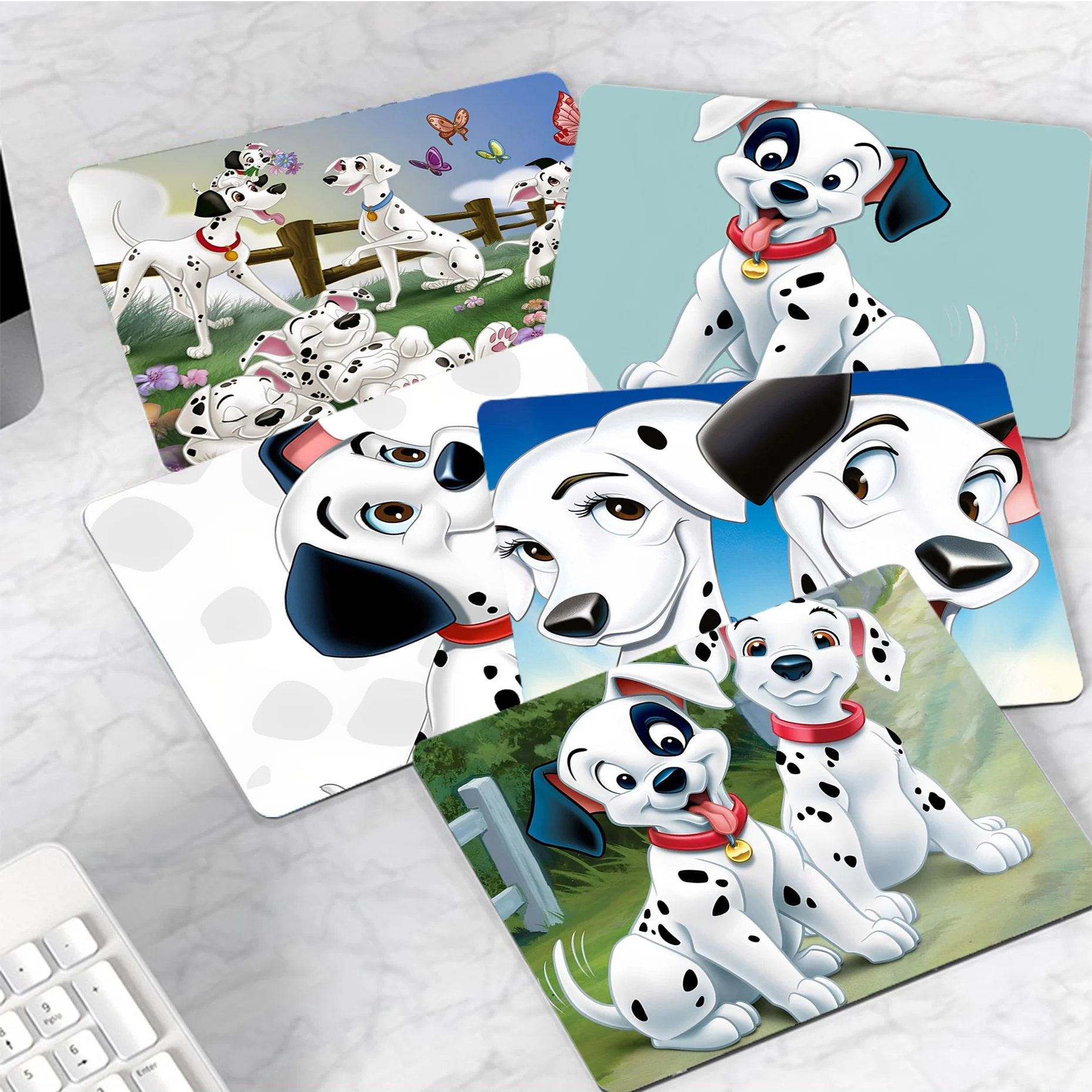 

Disney 101 Dalmatians Animation Round Speed Version Game Computer Keyboard Office Table Mat PC Laptop Mouse Mat For PC Mousemat