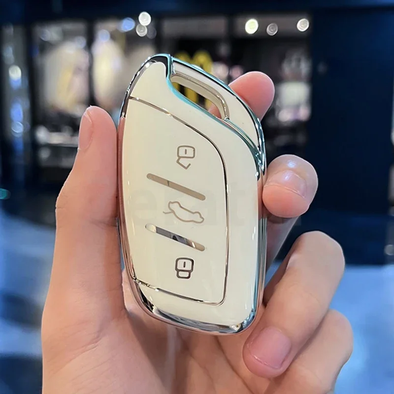 Для Roewe RX5 i6 i5 RX3 RX8 ERX5 для MG ZS EV MG6 EZS HS EHS 2019 2020 Автомобильный чехол смарт-ключа