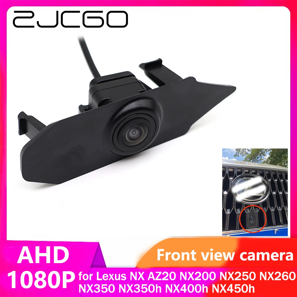 ZJCGO AHD CVBS 1080P 170 ° Автомобильный логотип парковочная камера переднего вида для Lexus NX