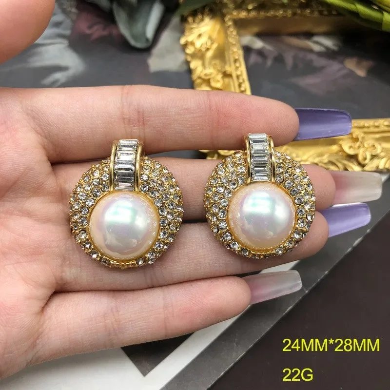 Ожерелье Draweye в стиле барокко с серым жемчугом для женщин винтажное корейское