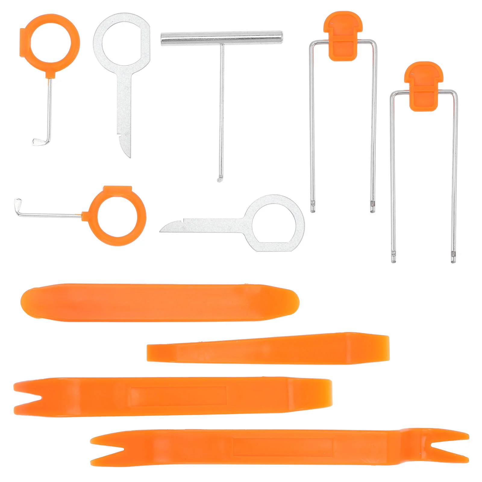 

1 Set Auto Trim Removal Tool Kit Car Audio Radio Removal Disassembly Tools (12pcs per set)