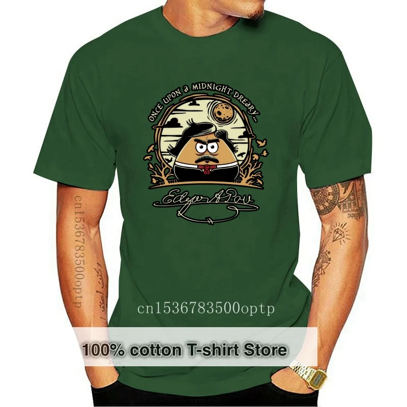 

NEW Printed Men T Shirt Cotton tshirt Edgar Allan Pou O-Neck Short-Sleeve Women T-Shirt