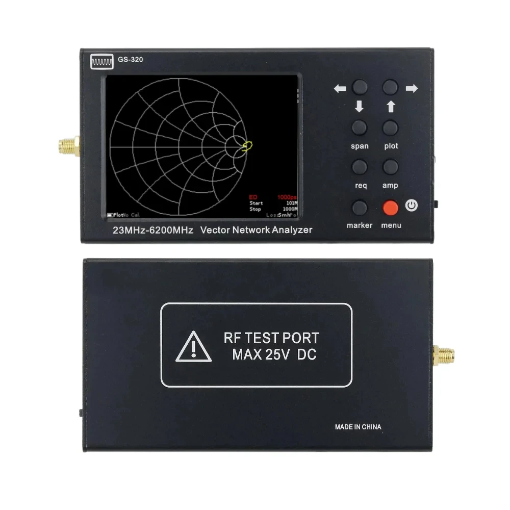 GS320 HTOOL 6G векторный анализатор сети RF тестер антенн VNA портативный беспроводной