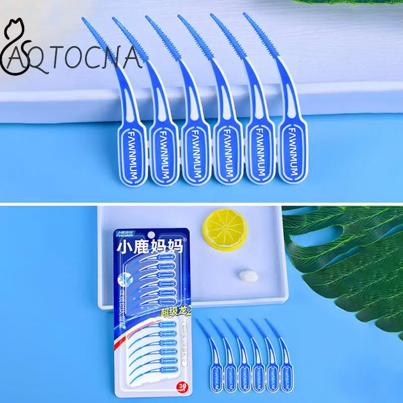 

36 шт./компл., сверхмягкая силиконовая Чистящая Щетка для межзубных пространств, зубочистки, уход за зубами, портативная зубная нить