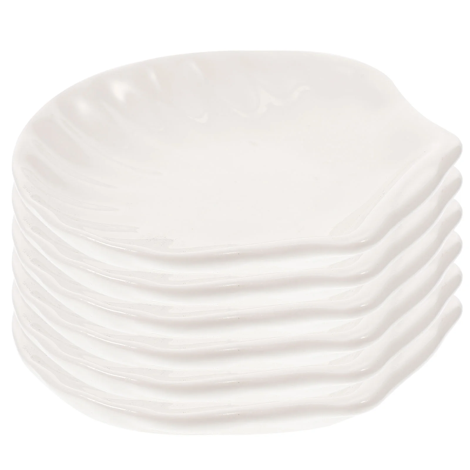 

Plates Plate Dish Ceramic Serving Dishes Shell Sauce Appetizer Tray Dipping Dessert Snack Bowls Fruit Dinner Saladporcelain Bowl