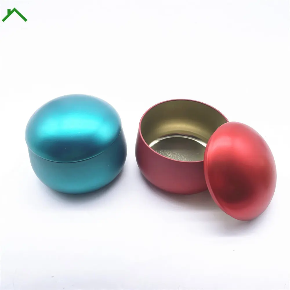 

12pcs 8oz New Mushroom Shape Round Tins Containers with Lids Aluminum Candle Tin Cans Empty Tins Metal Storage Travel Tin Jars