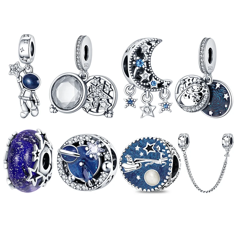 

Подвеска из серебра 925 пробы для браслета pandora, серебро 2022 пробы