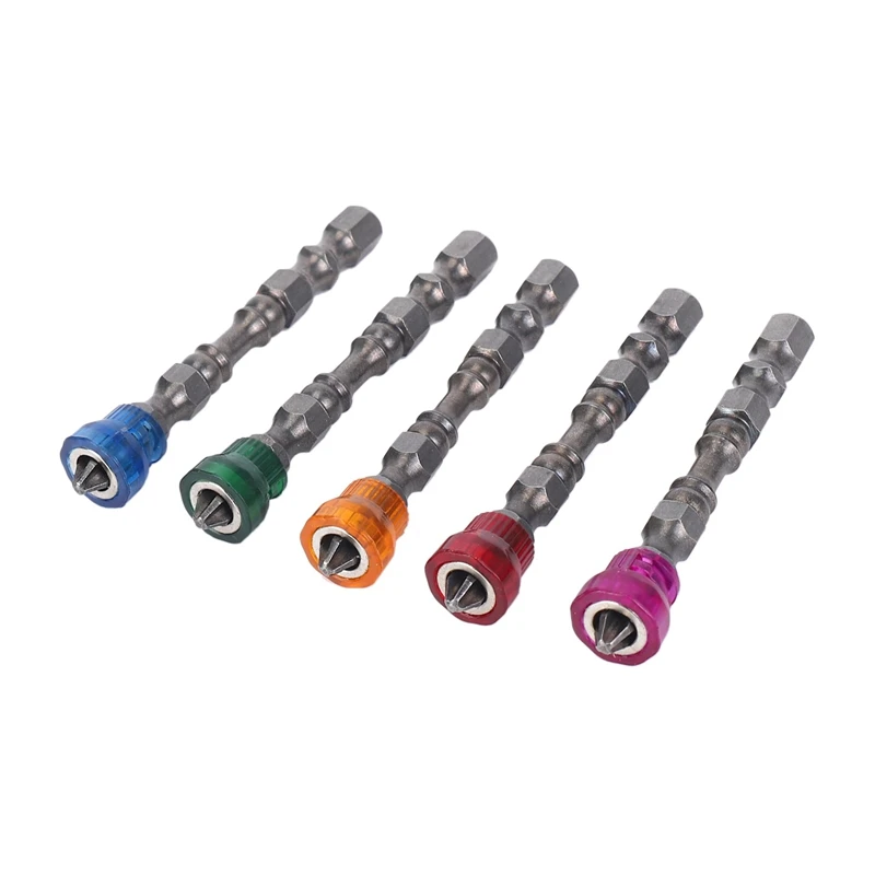 Promotion! 5X Anti Slip Electric Hex Magnetic Screwdriver 65mm S2 PH2 Single Head Bit Tool |