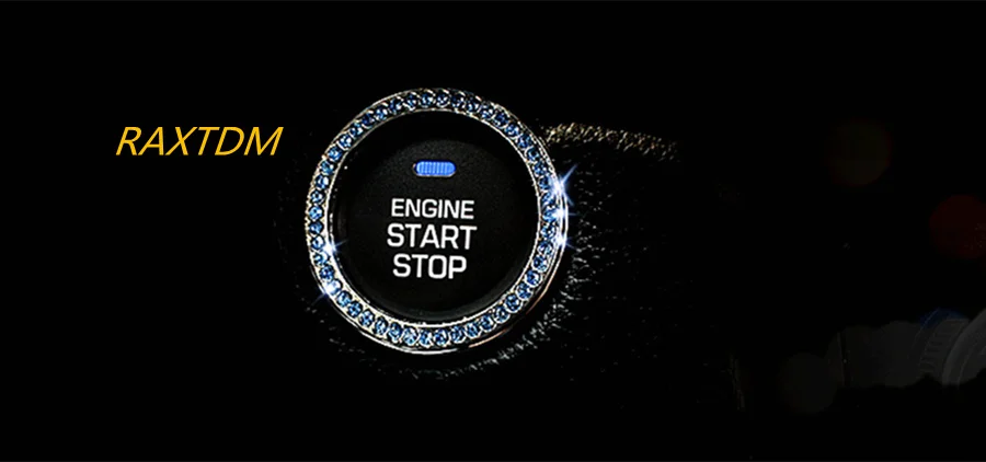 Кристаллический автомобильный брелок для запуска двигателя и остановки