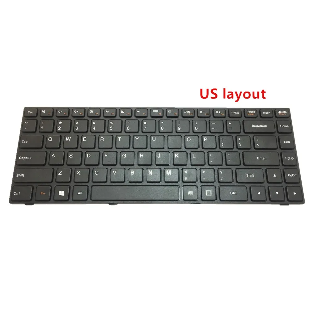 

New for Lenovo IdeaPad 100 14 100-14IBY US Keyboard NSK-BS0SN PK131EQ1A00