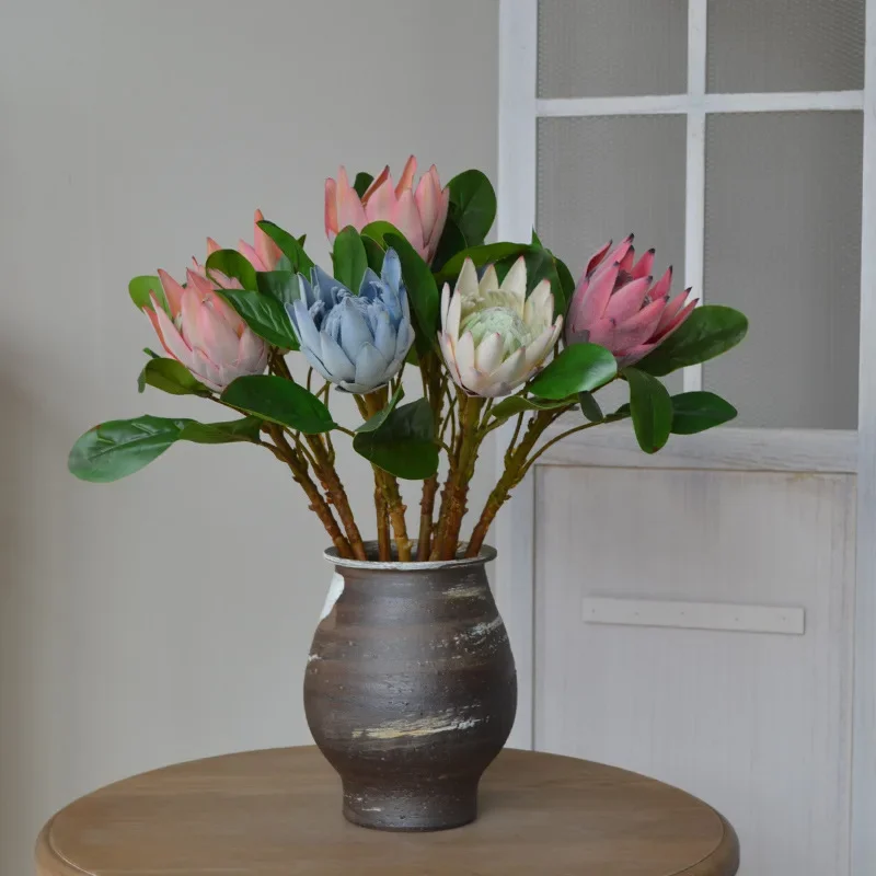 52 см искусственный цветок украшение дома шелковый одиночный императора реквизит