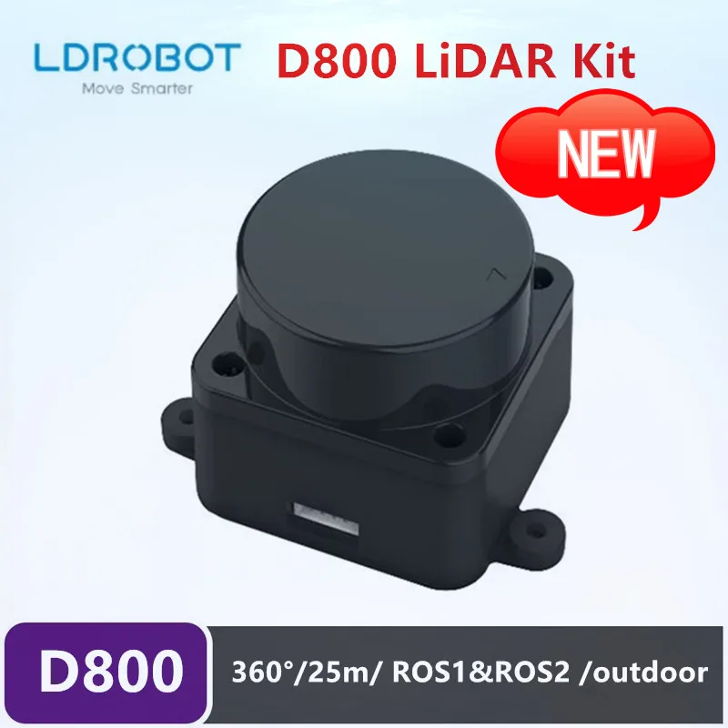 

Автомобильная навигация LDROBOT D800 Lidar Kit 25 метров DTOF ROS