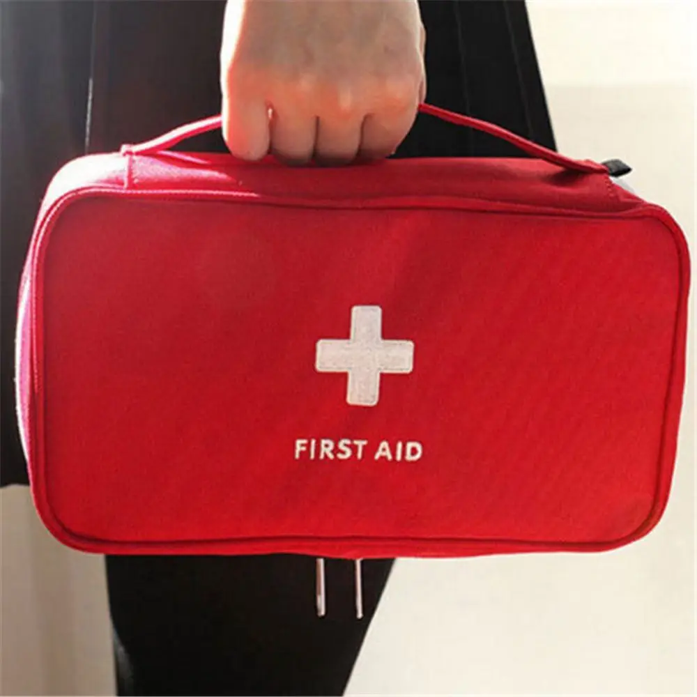 

2022 Type Travel First Aid Kit Bag Organizer Resealable Bags Cloth Mask Home Emergency Medical Survival Rescue Box Bag
