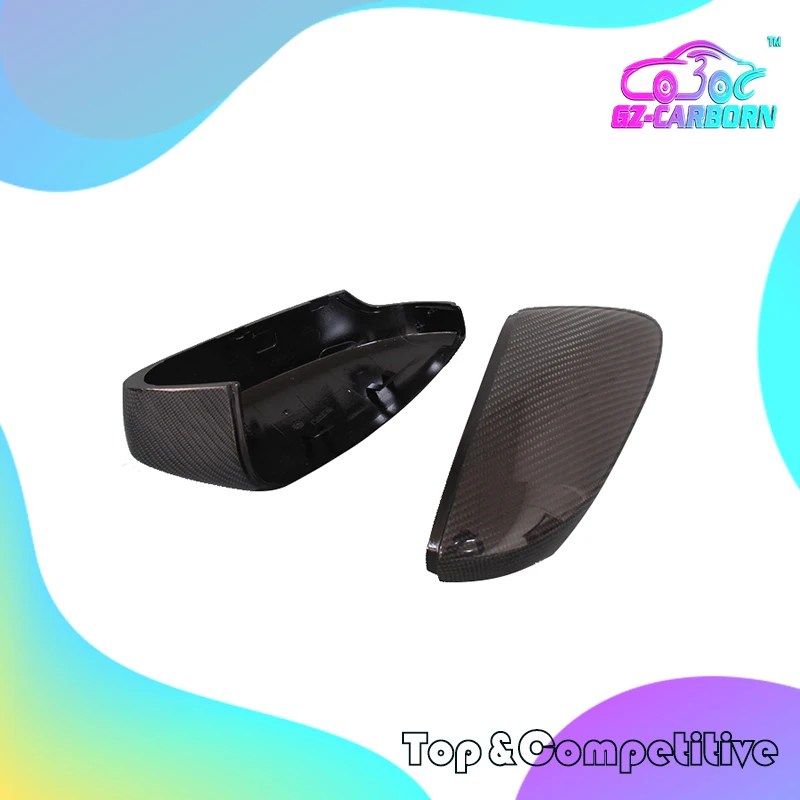 

Car Accessory ABS+Carbon Fiber Mirror Cover for Skoda Fabia 2015 2016 2017 2018 2019 Replacement Style Body Side Rearview Caps