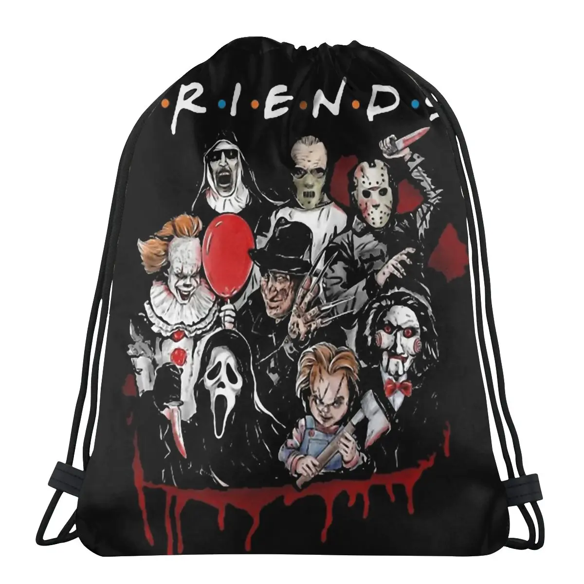 

Gremlins Hello Halloween Kawaii Drawstring Bags Gym Shoe Teen Portable Rucksack Pouch