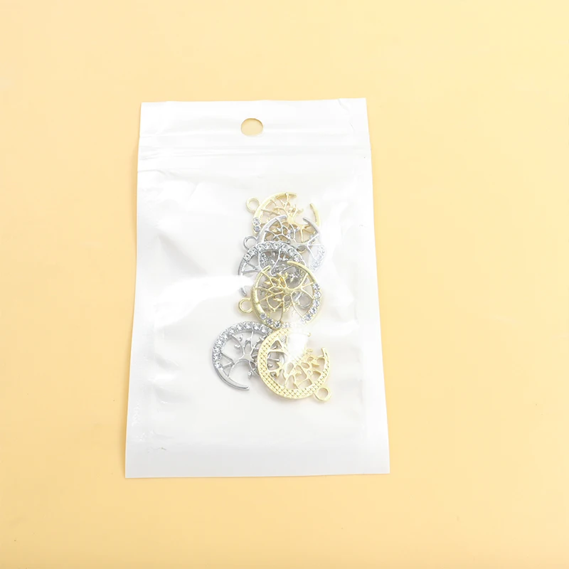 Модное Древо Жизни Луна Стайлинг Стразы Полые Подвески 10 шт. Темперамент