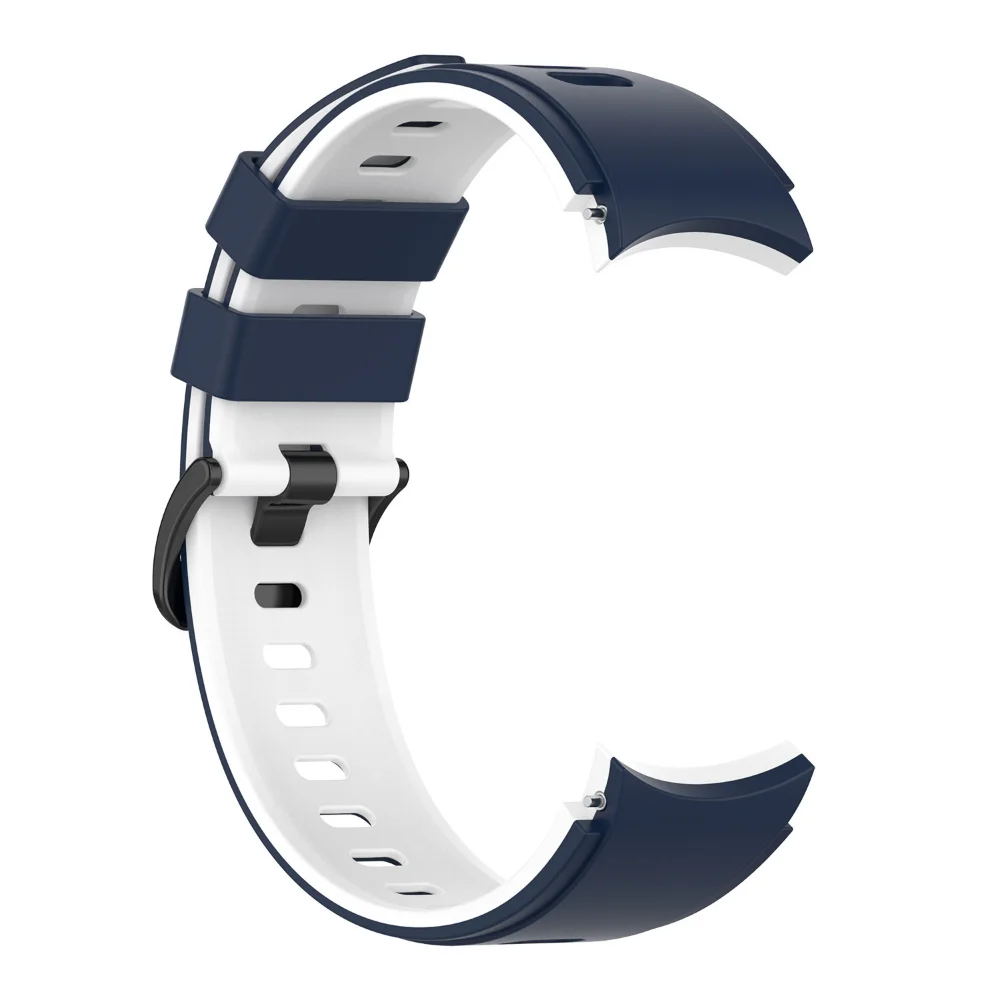 Фото Силиконовый ремешок для Samsung Galaxy Watch 4/5/6/7 44 мм 40 мм/Classic 46 мм 42 мм 47 мм 43 мм браслет для Samsung Watch 5pro 45 мм ремешок №4