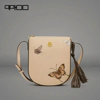 cross body bag for women 2022 the new chinese embroidered cowhide shoulder bag is a stylish mobile phone bag