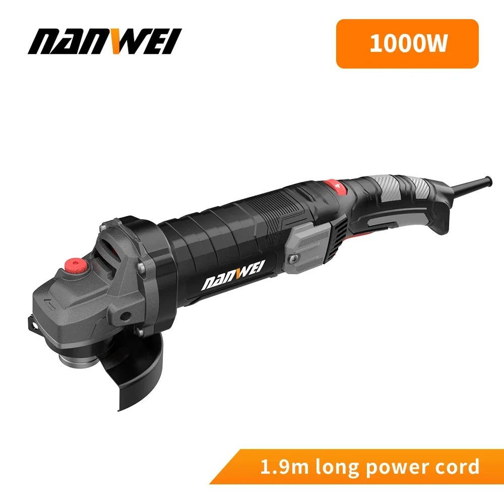 Беспроводная проводная угловая шлифовальная машина NANWEI 110-220 В электрическая