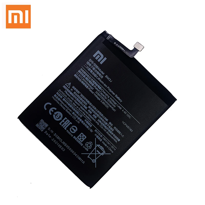 100 original xiao mi phone battery bm3j 3350mah for xiaomi mi 8 lite high quality replacement batteries free tools free global shipping