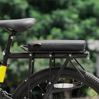 sturdy wear resistant pe cotton breathable hollow saddle bicycle rack cushion riding rack rear seat cushion 1 set