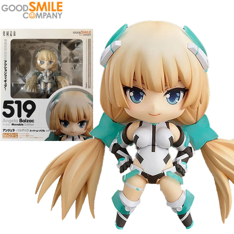 

In Stock Original Good Smile Nendoroid GSC 519 Angela Balzac Expelled From Paradise Action Figure Doll Collection Model Toy 10cm