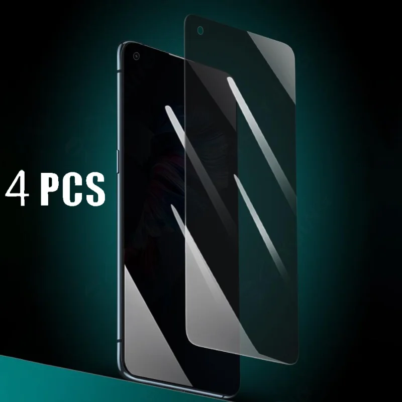 

4PCS Private Screen Protector For Realme 8 8i 9 9 Pro plus 10 10 Pro Anti-spy Tempered Privacy Glass