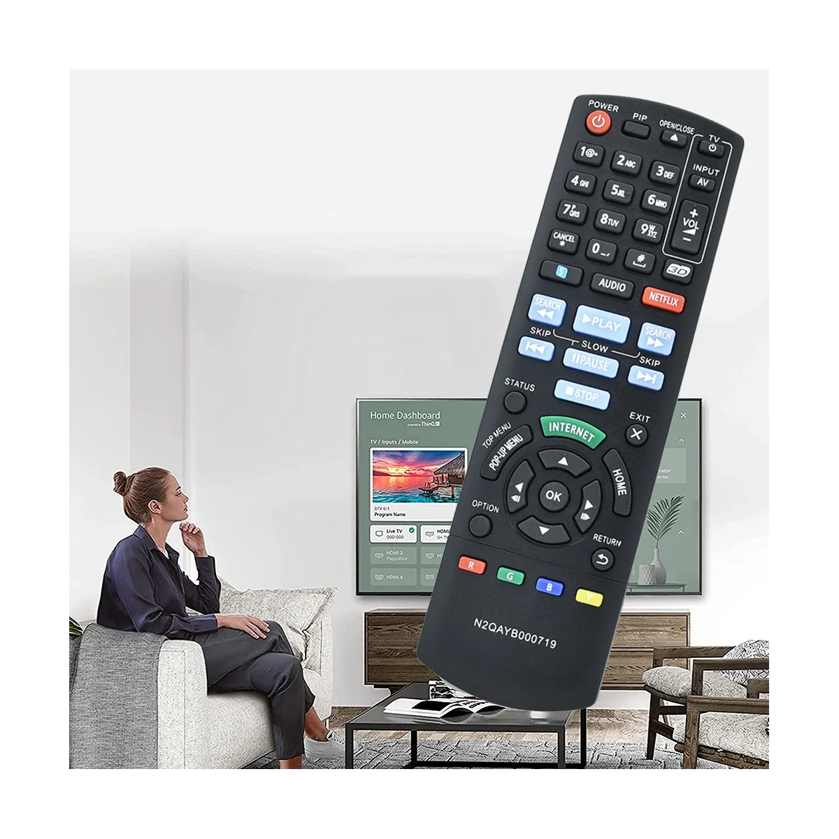 Пульт дистанционного управления N2QAYB000719 для Panasonic