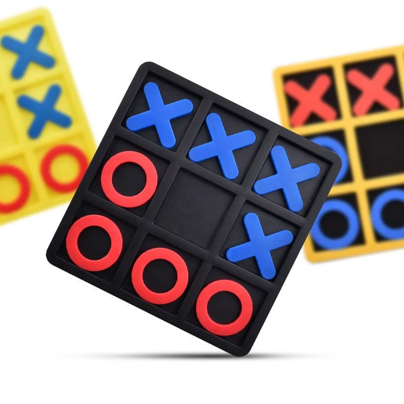OX Tic-tac-toe Chess Parent-child Interactive Leisure Board Montessori Game Development Intelligent Educational Toy |
