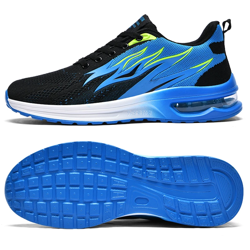 Air Cushioning Mens Shoes Casual Men Sneakers Breathable Zapatillas Hombre Lightweight Running Jogging Sports Shoes For Male