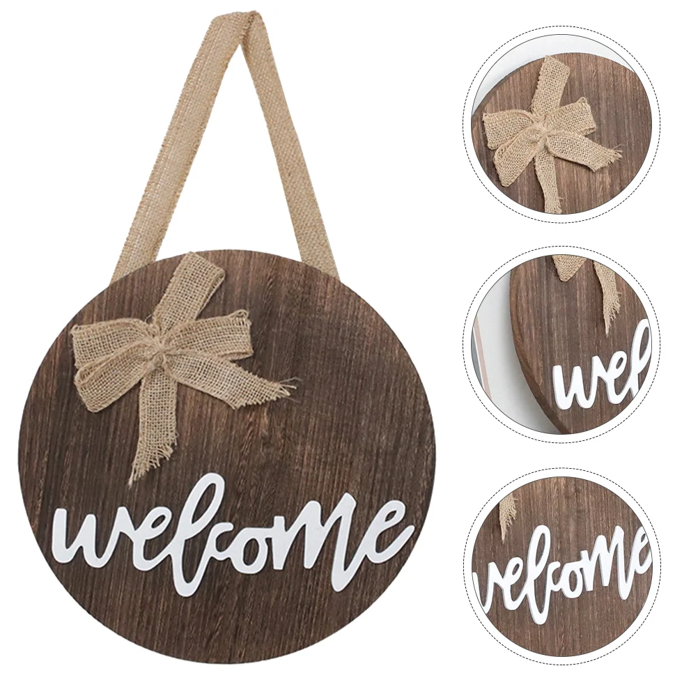 Welcome Hanging Unique Door Hanging Sign Creative Hanging Adornment