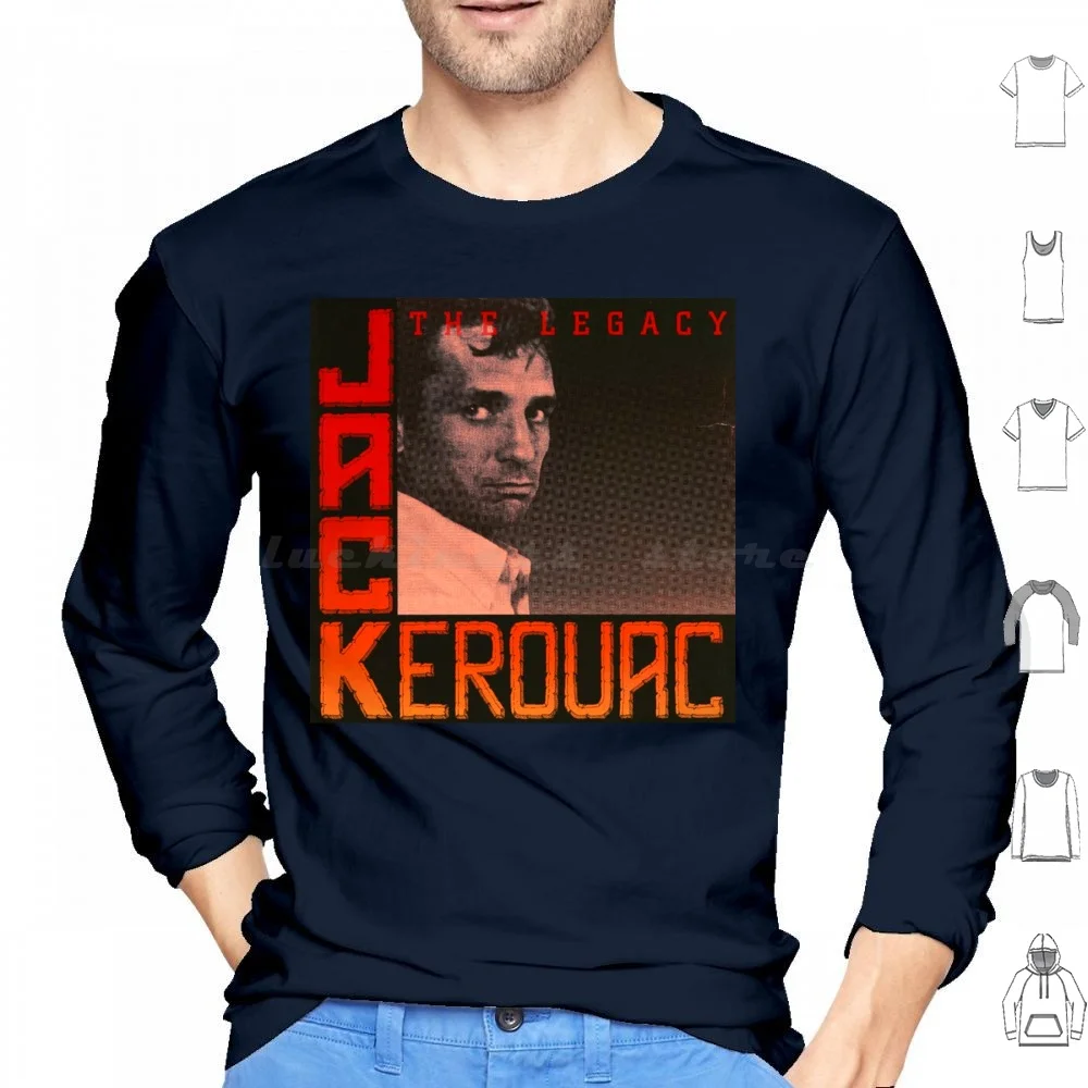Толстовка Jack Kerouac-The Legacy хлопковая толстовка с длинным рукавом Kerouac выгодная