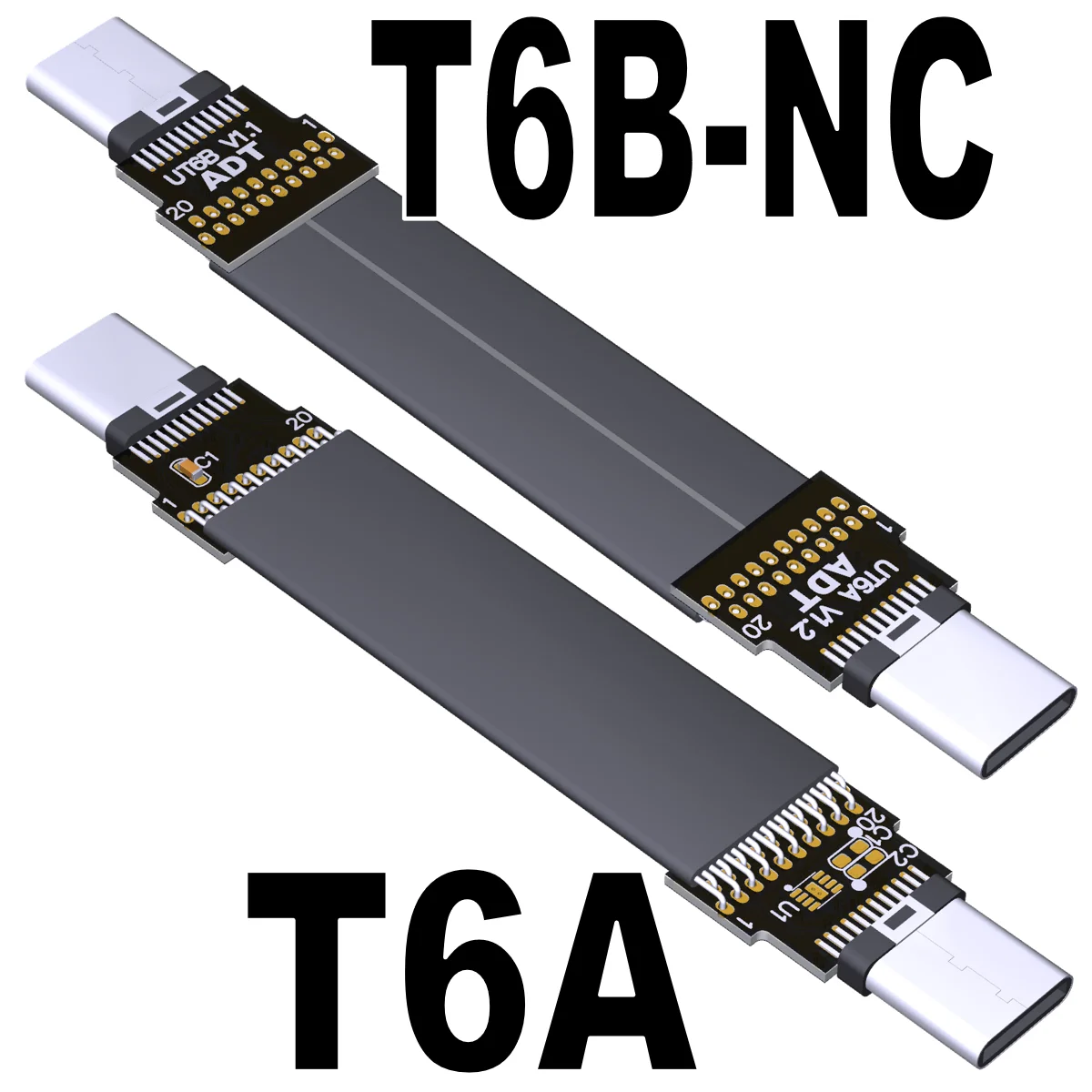 FPC 20 Гбит/с USB 3.2 Type C Gen 2x2 мягкий плоский кабель штырь-штырь OTG данные FPV воздушный