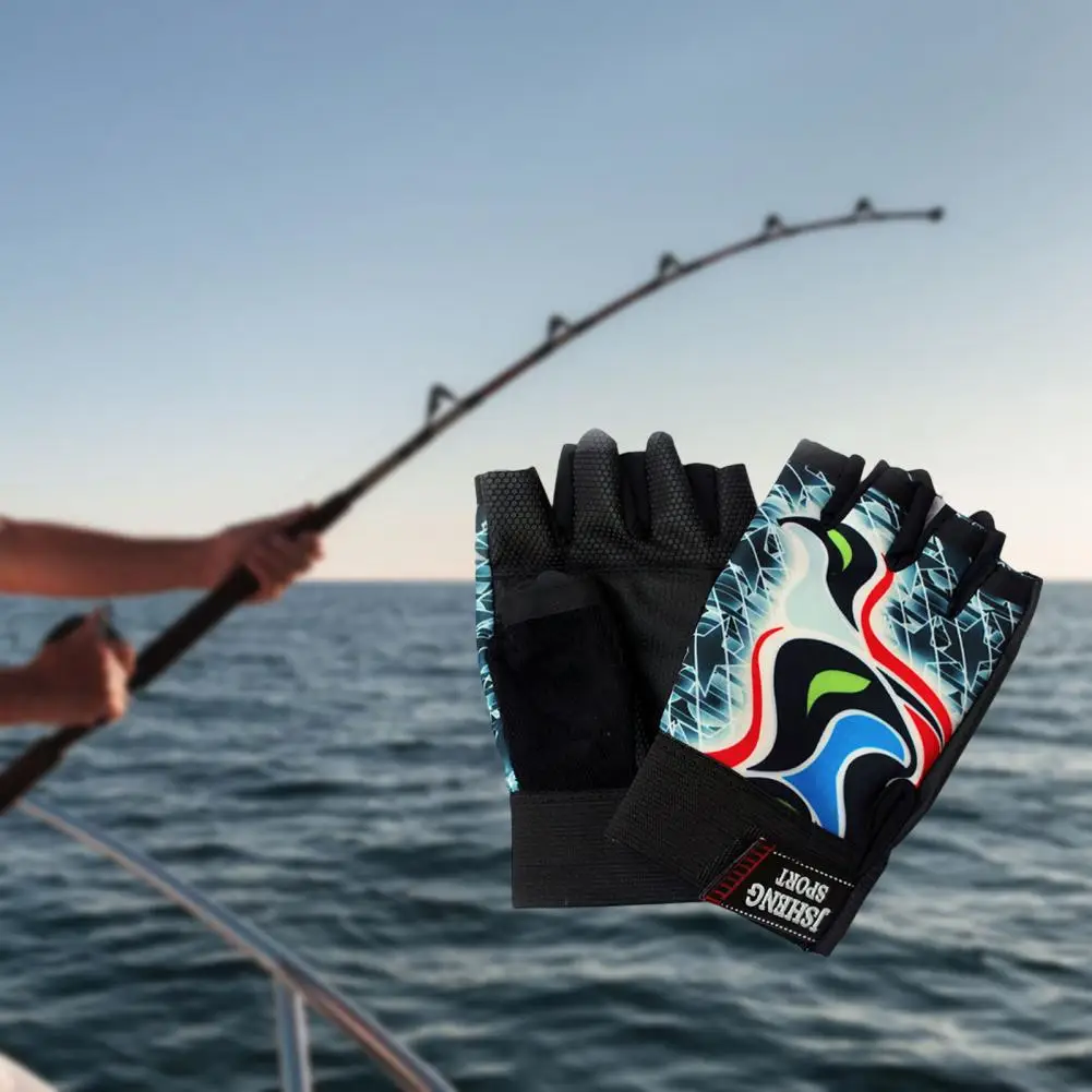 Перчатки для приманки 1 пара полезные регулируемые многофункциональные открытые