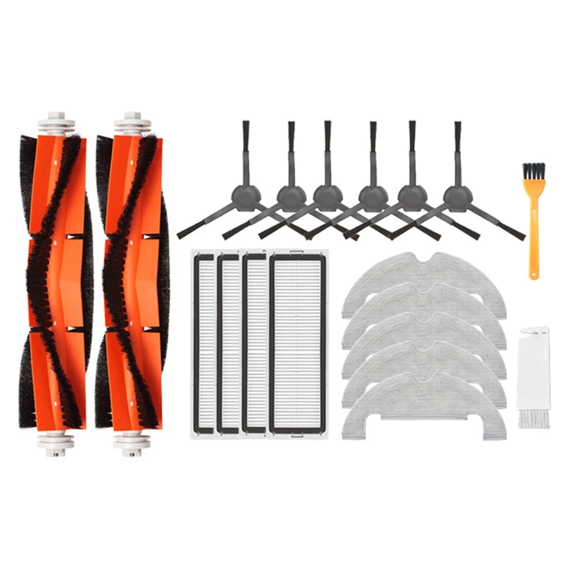 

Main Brush Mop Cloth HEPA Filter Replacement Parts Plastic For Dreame Bot Z10 Pro / L10 PLUS Robot Vacuum Cleaner