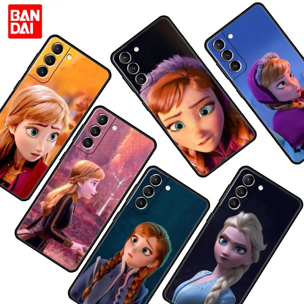 

Disney Princess Anna Phone Case for Samsung Galaxy S22 S21 S20 S10 Plus Ultra FE 5G S22Plus S22Ultra Soft Cover Silicone Coque