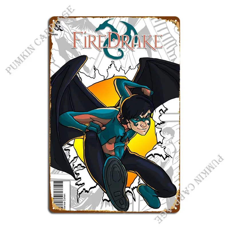 

Firedrake Metal Plaque Garage Cinema Decoration Party Designs Tin Sign Poster