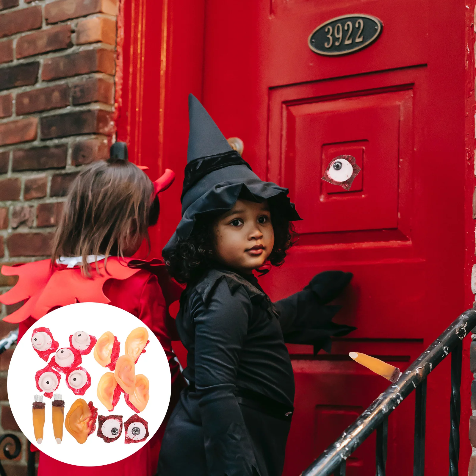 

3 Packages Brain Simulation Prop Decorative Items Halloween Body Organ Horrible