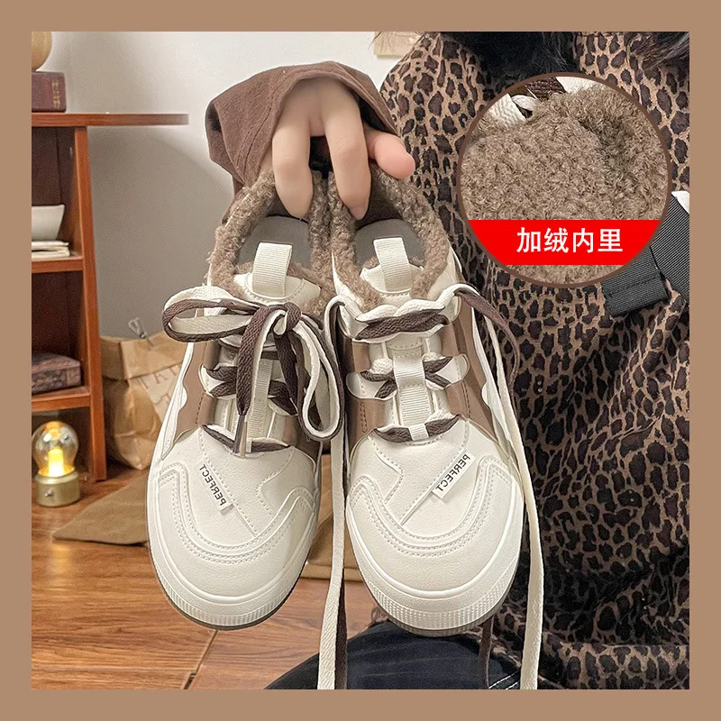 

Женская Повседневная обувь из хлопка, с бархатной подкладкой