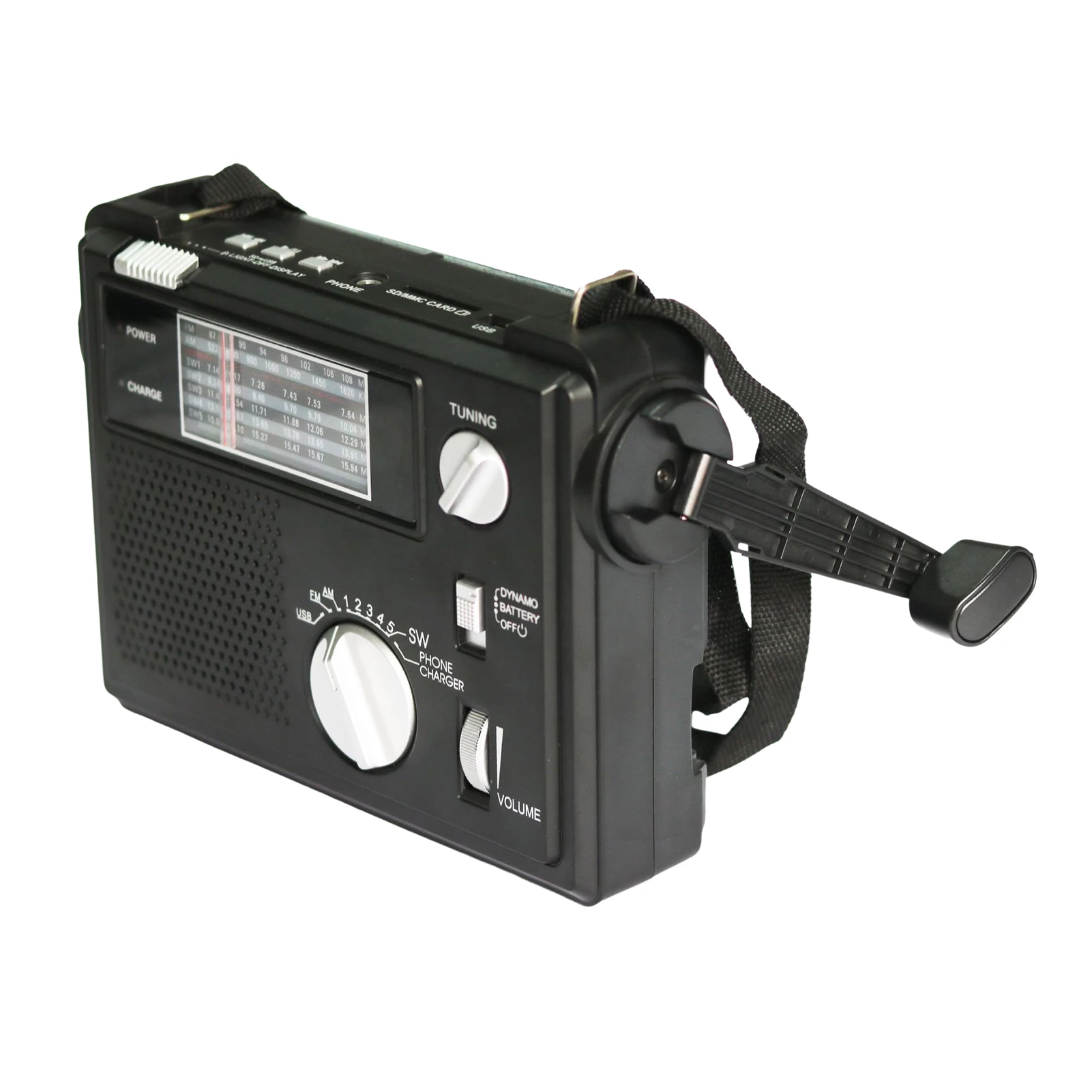 

Emergency Weather Radio Hand Crank Weather Radio For Outdoor Emergency AM/FM/SW Radio With LED Flashlight SOS Alarm Power Bank