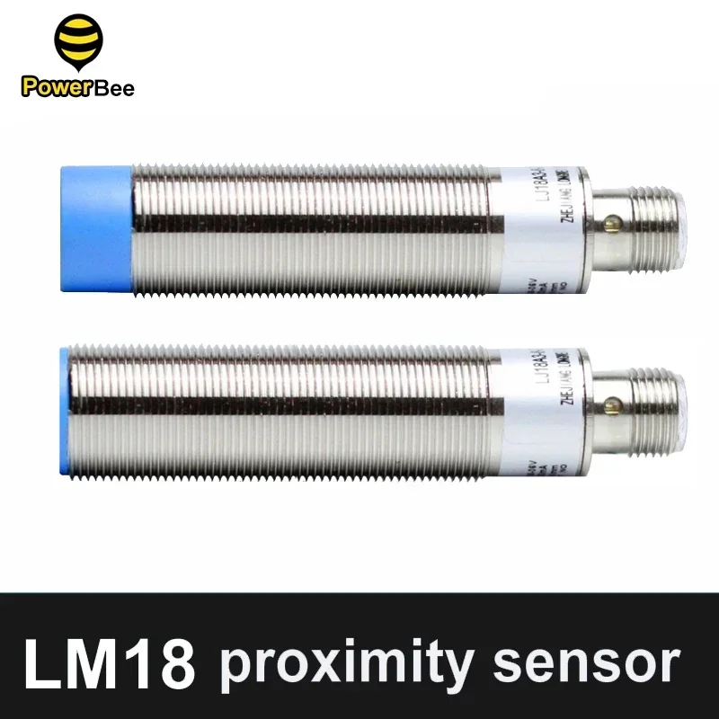 M18 Вставной датчик приближения Sn: 5/8 мм NPN PNP NO NC NO+NC 6-36 В постоянного тока 90-250