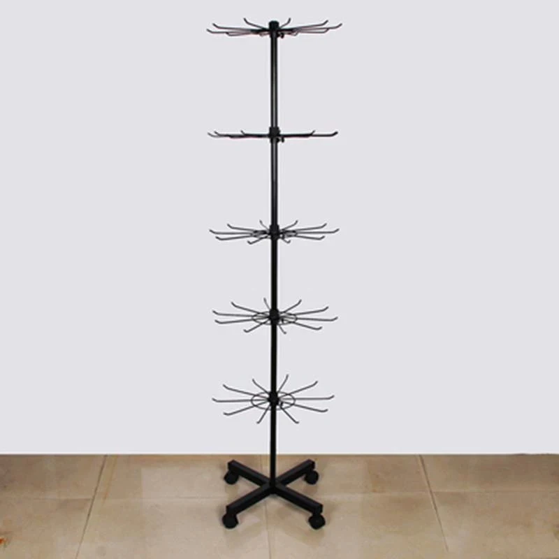 

7 Tiers 70 Hooks Rotatable Rack Socks Hat Cap Display Stand Hanger Wig Scarve Bracelet Pendant Storage Holder Shelf Rack Shelves