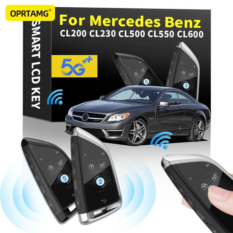 

Модифицированный ЖК-экран смарт-ключ для автомобиля брелок для ключей для Mercedes Benz CL200 CL230 CL500 CL550 CL600 2000-2019 2020 2021 2022