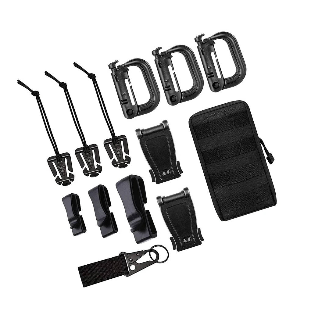 

Carabiner Plastic Buckle Snap Outdoor Equipment Tools Practical Webbing Lock Camping Backpack Survival Hunting Kit