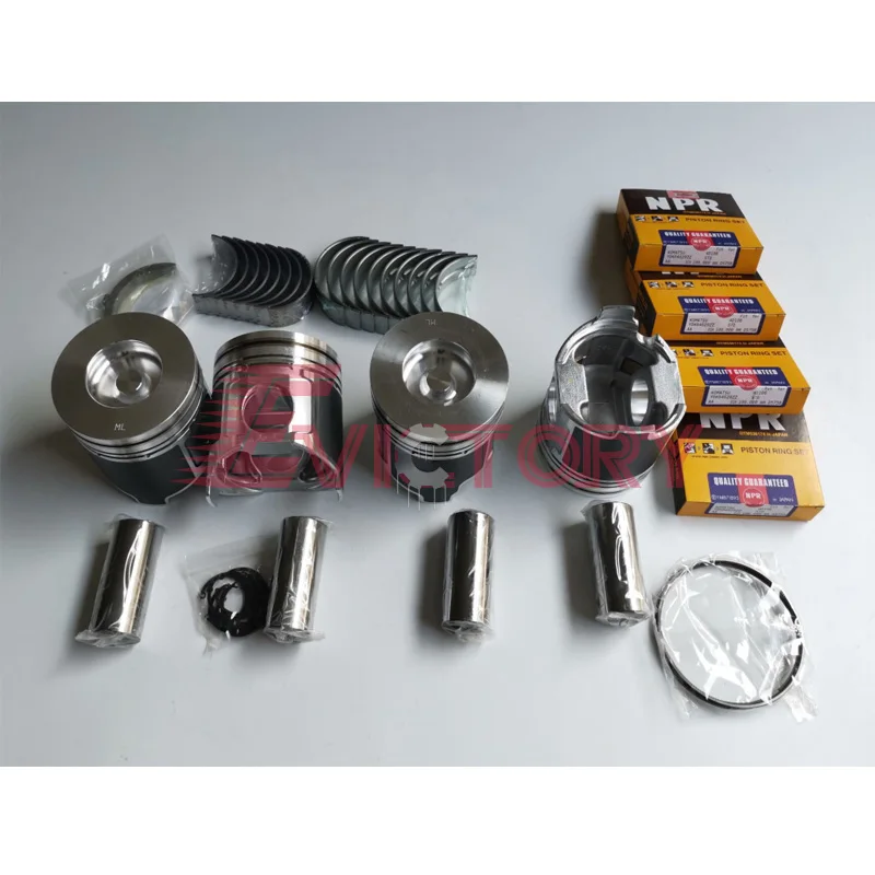 Для YANMAR 4TNV106 4TNV106T 4TNV106-T комплект для ремонта поршневое кольцо подшипников