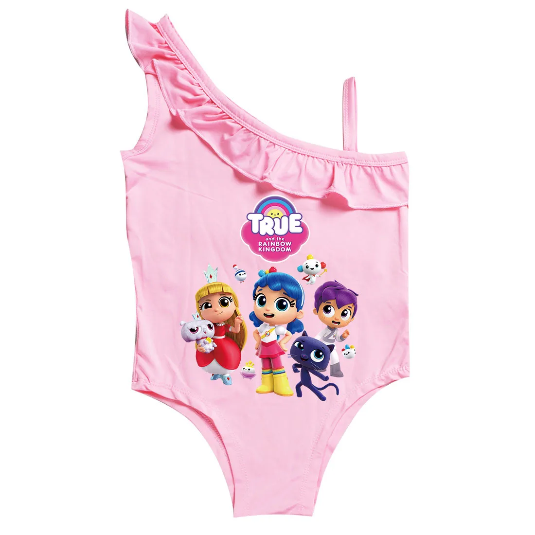 Cute Gabby Cats Swimwear Kids Beach Wear One Piece Sleeveless Swimming Outfits Toddler Baby Girls Cartoon Swimsuit Bathing Suits