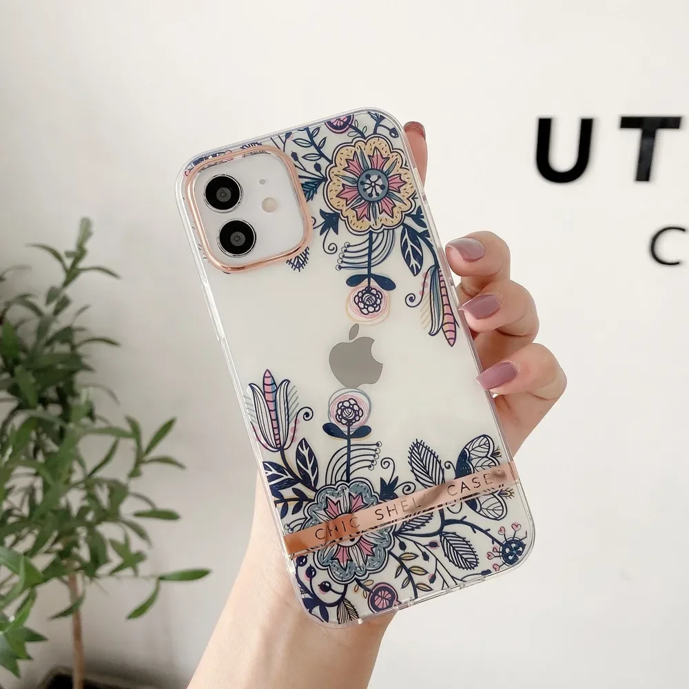 

Flower Case for Samsung Galaxy S22 S21 FE Ultra Plus S20 A53 A73 A33 A52S A72 A71 Luxury Hollow Out Floral IMD TPU Cover