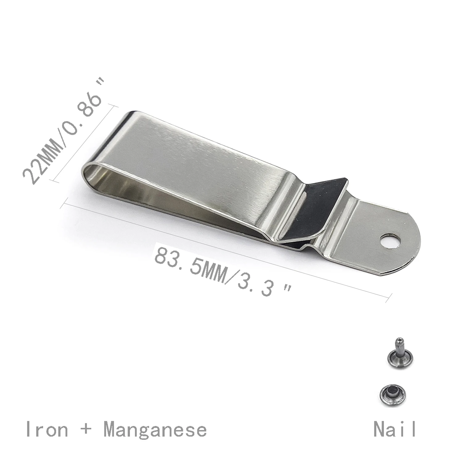 ZENTEII металлический зажим для ремня кожаная застежка рукоделия пружинная кобура