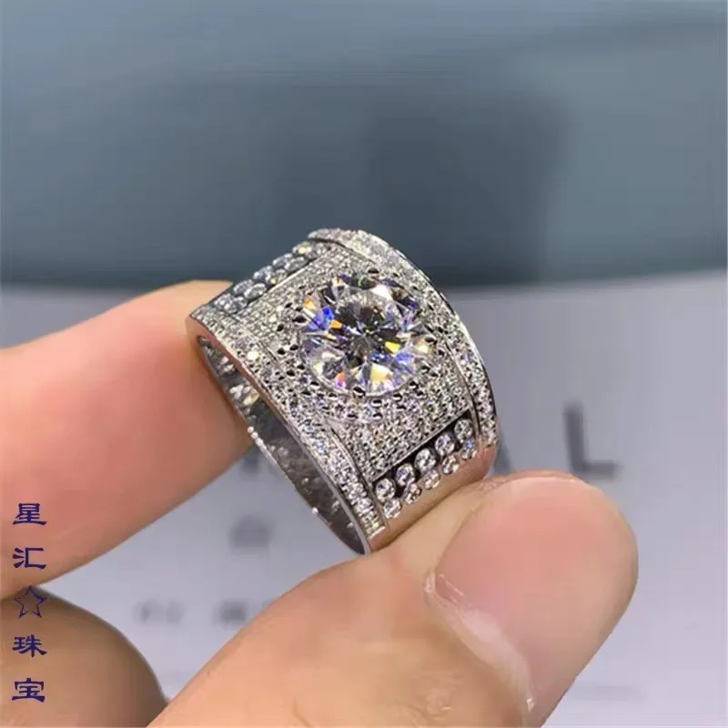 

LongLongjinsu S925 роскошный комплект роскошной группы из белого желтого розового золота с великолепными и властящими мужскими кольцами