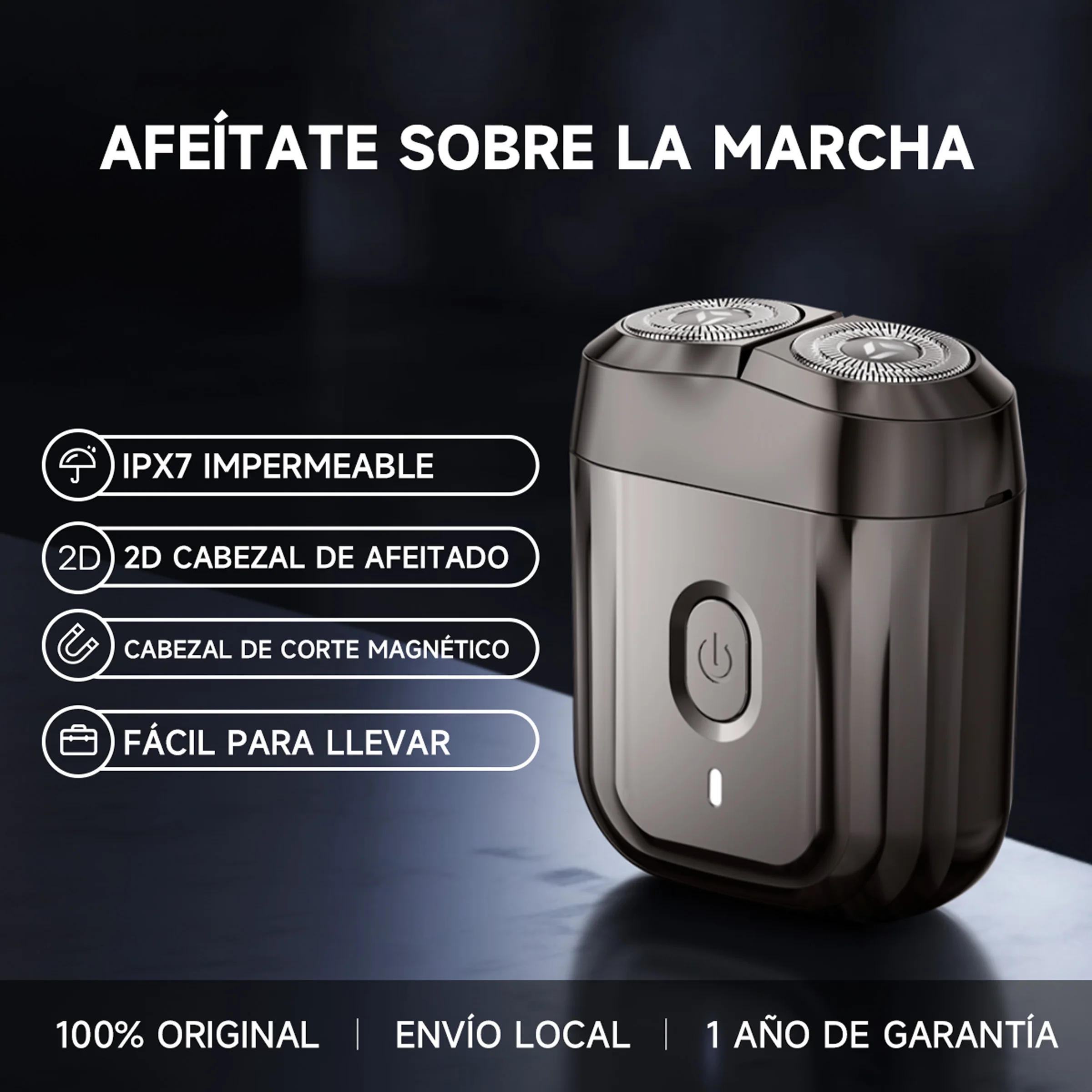 Enchen Mini6 Electric Shaver, Two-Way Flexible Heads, 100% Waterproof, with Magnetic Cutting Head
